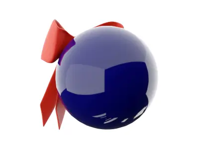3d  decoration ball icon 3D model