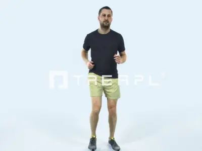 Portrait 07H Running Jogging Football Sports Man Low-poly 3D model purchase