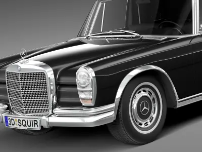 Mercedes-Benz 600 w100 Pullman 1963-1981 3D model