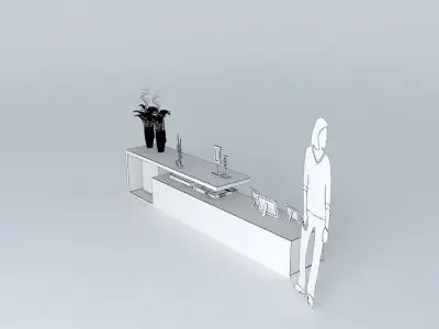 rack tv Free 3D model