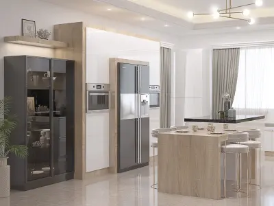 kitchen design 3D model