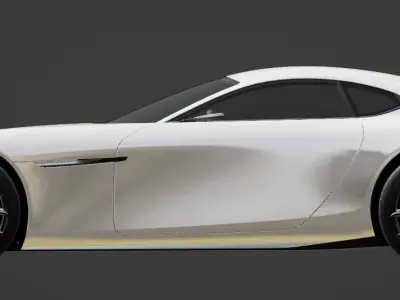 mazda rx vision 3d model highpoly 3D model