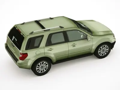 Generic SUV v1 Low-poly 3D model