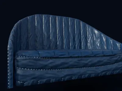Car Seat Free low-poly 3D model