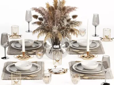 tableware set23 3D model