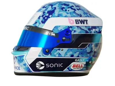 F1 Pierre Gasly Helmet 2025 3D model