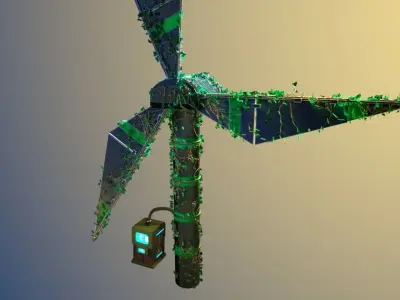 Windmill ivy eco 3D model