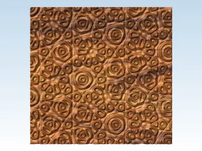 Liquid plywood relief for CNC machining 3D print model