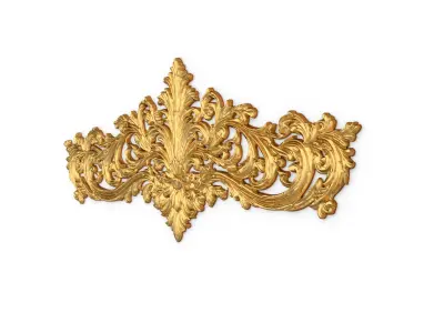 Classic decor ornament carved 48 3D model