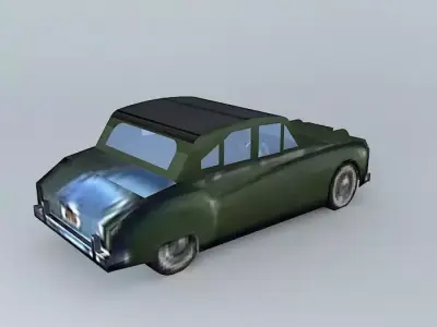 Green Jaguar  Free 3D model