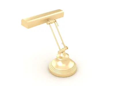 Piano desk lamp 3D model