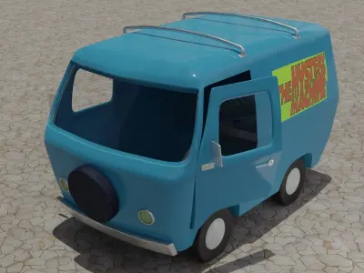 Scooby Doo Mystery Machine 3D model