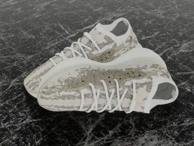 ADIDAS YEEZY BOOST 380 PYRITE 3D SHOES 3D model