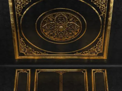 Decorative Frame  Ornament -  Vol 01 3D model