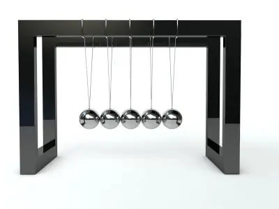 Newton s Cradle Free 3D model