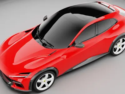 Ferrari Purosangue 2023 3D model