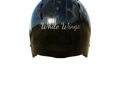 American Footbal Helmet 04 Low-poly 3D model