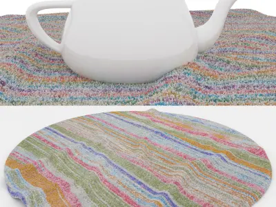 Rugs No 662 Low-poly 3D model