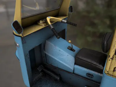 4K Japanese Midget Low-poly 3D model