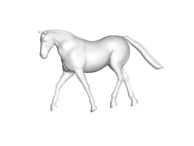 horse 3D model 19
