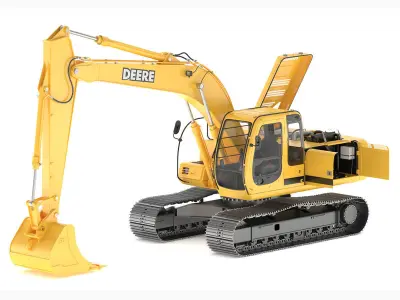 John Deere 200LC Hydraulic Excavator 3D model