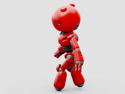 HELL BOY BOT Rigged for Unreal Engine - Unity - MIXAMO 3D model