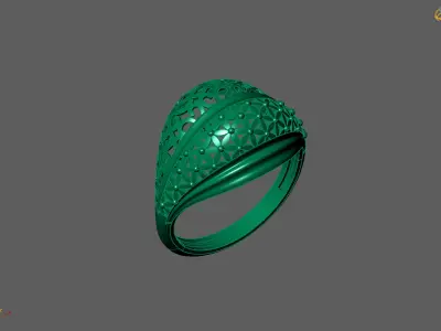 Plain Ring Women Ready STL 3DM Models Womens Rings 3D models 3D print model 25