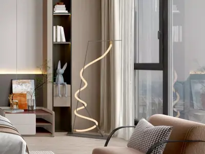 Bedroom interior  05 3D model