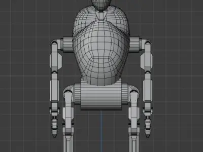 Robosnobo - Old Sad Robot Free 3D model