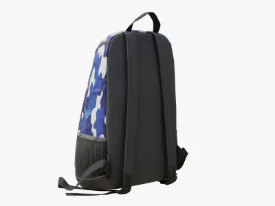 Sport Backpack Low-poly 3D model