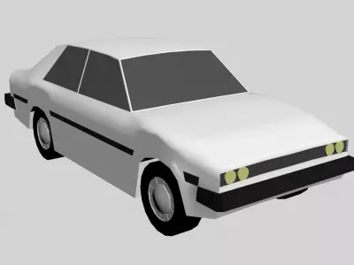 Low Poly Rigged Vehicles  Low-poly 3D model