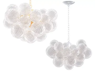 RH Talia Round Chandelier 24 3D model