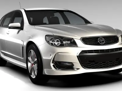 Holden Commodore SV6 Sportwagon VF Series II 2016 3D model