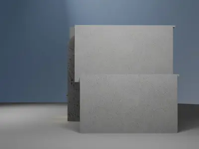 Modern House with modern interior Low-poly 3D model