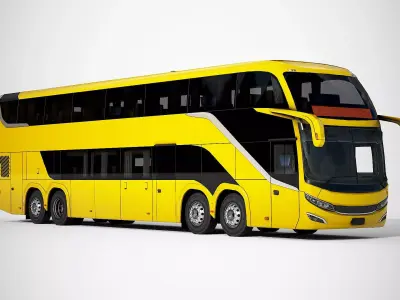 Comil Invictus DD Low-poly 3D model