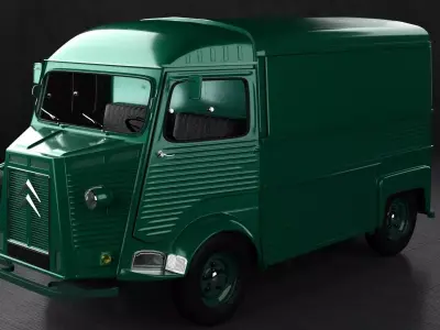 1980 Citroen H 3D model