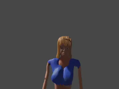 This Girlse Low-poly 3D model by alexandr741