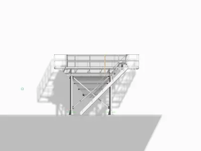 Lamella separator 3D model
