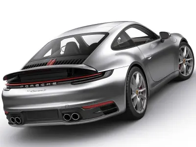 Porsche 911 992 Coupe 2019 3D model