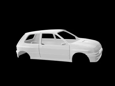 Renault clio Williams 3D print model
