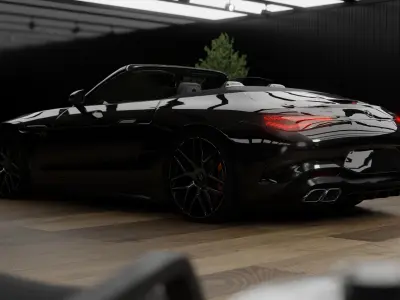 Mercedes SL63 AMG 3D model