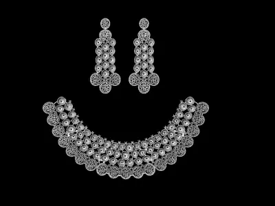 Necklace set  662 3D print model