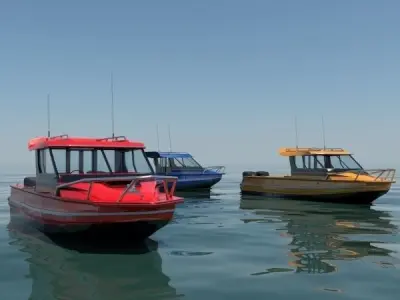 Stabicraft Boat 3D model