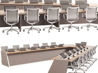 Conference Set 02 3D model