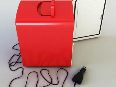 Mini fridge 3D model