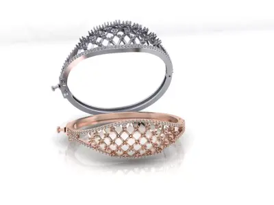 luxury jewelry bracelet 3D print model