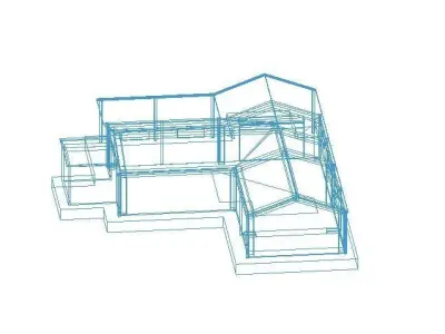 WareHouse Low-poly 3D model