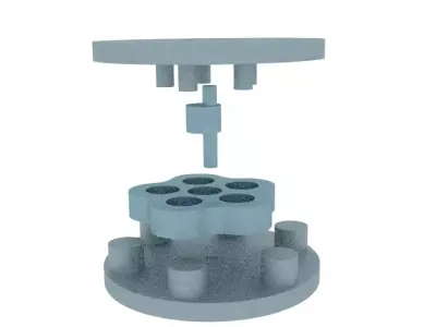 cycloid speed reducer ratio 05 to 01 3D print model