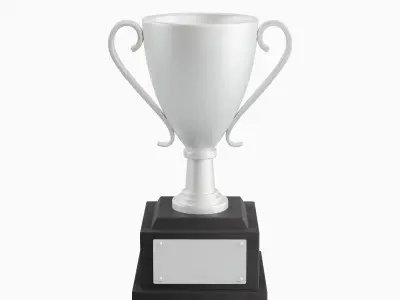 Trophy Cup 02 Low-poly 3D model