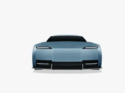 Jaguar Type 00 2024 Low-poly 3D model